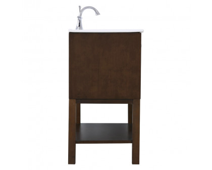 Elegant Bathroom Vanity - Antique Coffee, L 30" (VF2530AC)