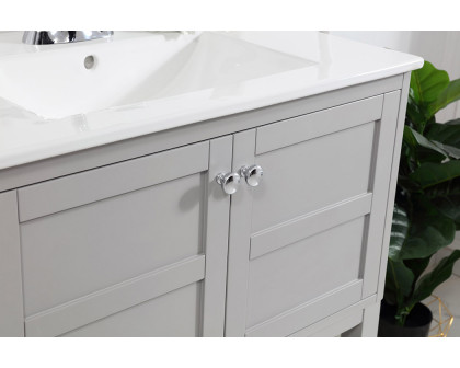 Elegant Bathroom Vanity - Gray, L 30" (VF2530GR)