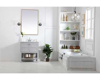 Elegant Bathroom Vanity - Gray, L 30" (VF2530GR)