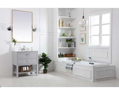 Elegant Bathroom Vanity - Gray, L 30" (VF2530GR)