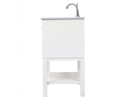 Elegant Bathroom Vanity - White, L 30" (VF2530WH)