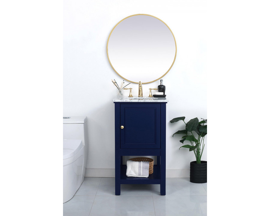 Elegant Bathroom Vanity - Blue (VF27019BL)