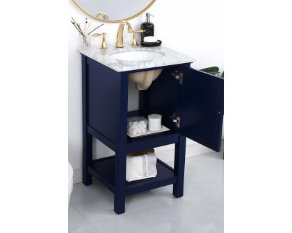 Elegant Bathroom Vanity - Blue (VF27019BL)