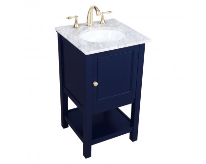 Elegant Bathroom Vanity - Blue (VF27019BL)