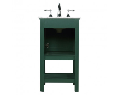 Elegant Bathroom Vanity - Green (VF27019GN)