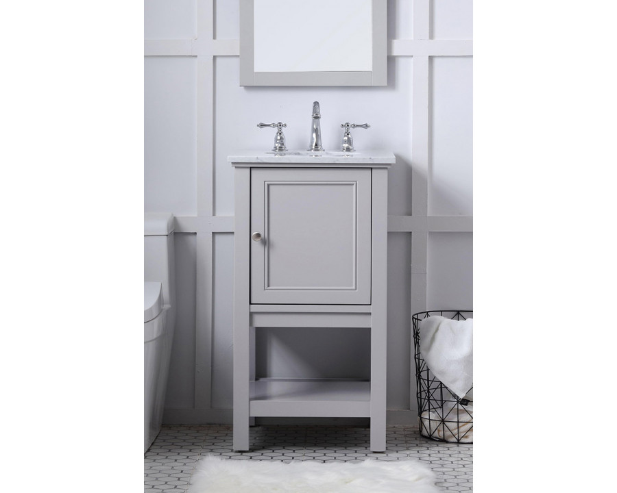 Elegant Bathroom Vanity - Gray (VF27019GR)