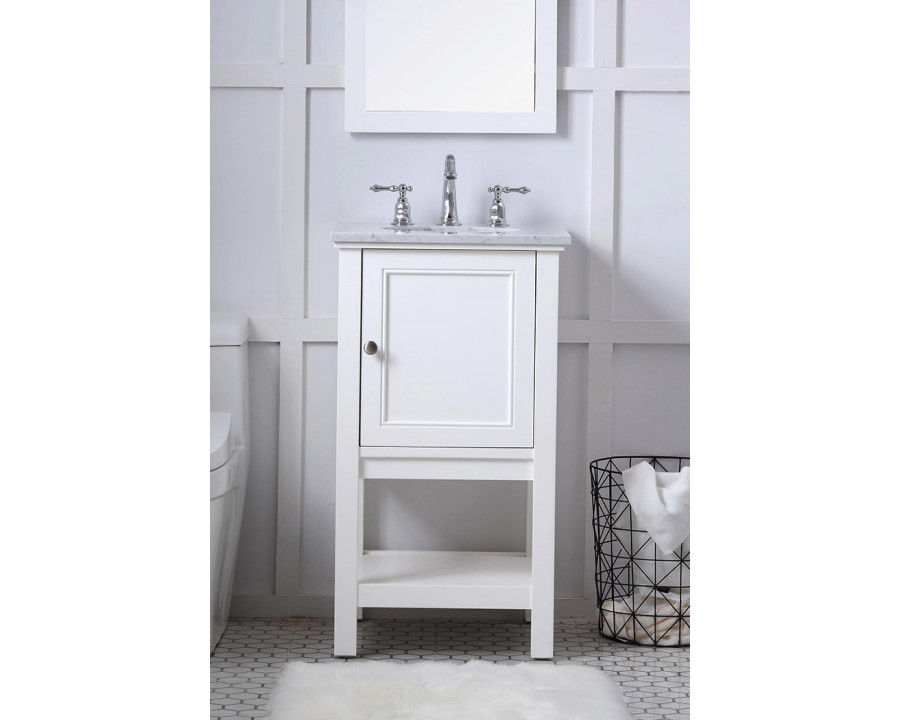 Elegant Bathroom Vanity - White (VF27019WH)