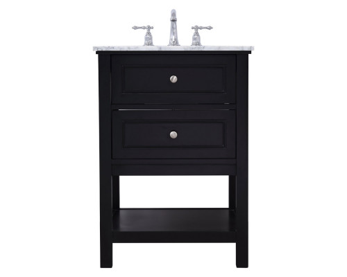 Elegant Bathroom Vanity - Black (VF27024BK)