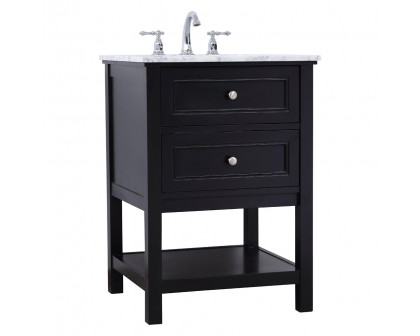 Elegant Bathroom Vanity - Black (VF27024BK)