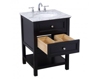 Elegant Bathroom Vanity - Black (VF27024BK)