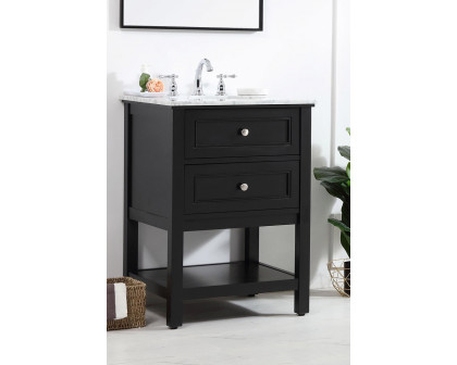 Elegant Bathroom Vanity - Black (VF27024BK)