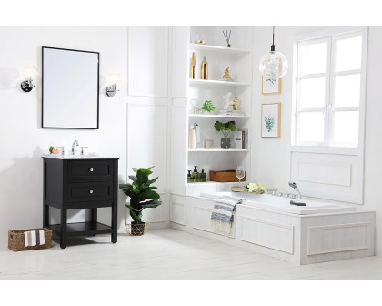 Elegant Bathroom Vanity - Black (VF27024BK)