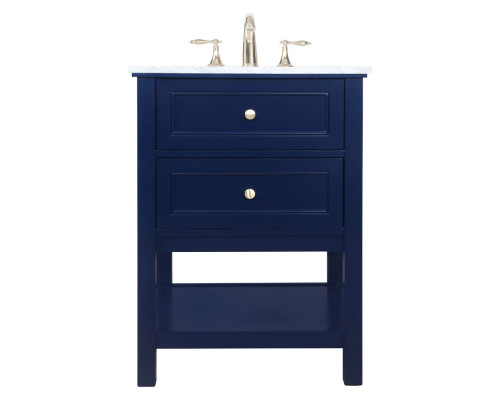 Elegant Bathroom Vanity - Blue (VF27024BL)