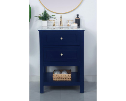 Elegant Bathroom Vanity - Blue (VF27024BL)