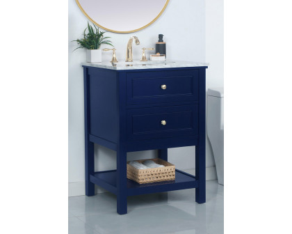 Elegant Bathroom Vanity - Blue (VF27024BL)