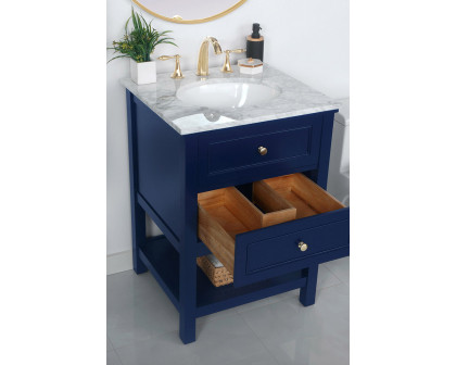 Elegant Bathroom Vanity - Blue (VF27024BL)