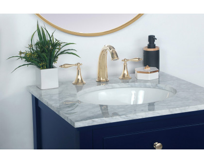 Elegant Bathroom Vanity - Blue (VF27024BL)