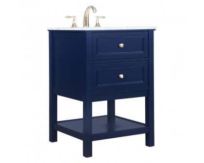 Elegant Bathroom Vanity - Blue (VF27024BL)