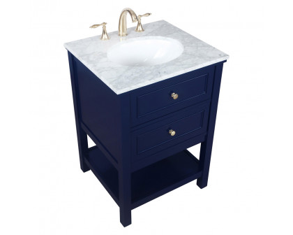 Elegant Bathroom Vanity - Blue (VF27024BL)