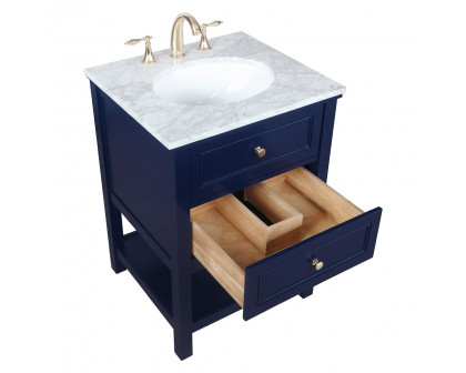 Elegant Bathroom Vanity - Blue (VF27024BL)