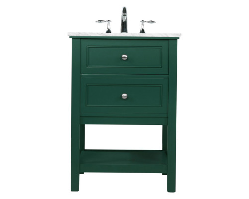 Elegant Bathroom Vanity - Green (VF27024GN)