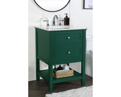 Elegant Bathroom Vanity - Green (VF27024GN)