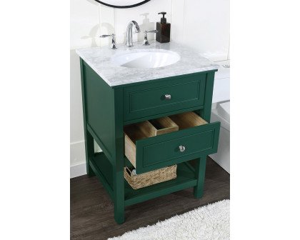 Elegant Bathroom Vanity - Green (VF27024GN)