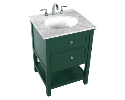 Elegant Bathroom Vanity - Green (VF27024GN)