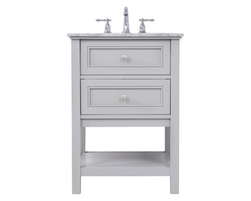 Elegant Bathroom Vanity - Gray (VF27024GR)