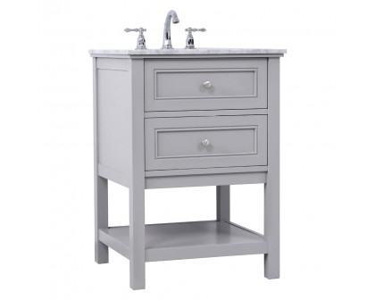 Elegant Bathroom Vanity - Gray (VF27024GR)