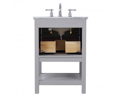 Elegant Bathroom Vanity - Gray (VF27024GR)