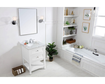 Elegant Bathroom Vanity - White (VF27024WH)