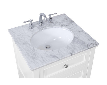 Elegant Bathroom Vanity - White (VF27024WH)