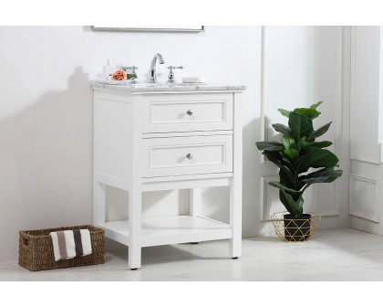 Elegant Bathroom Vanity - White (VF27024WH)