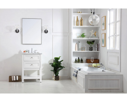 Elegant Bathroom Vanity - White (VF27024WH)