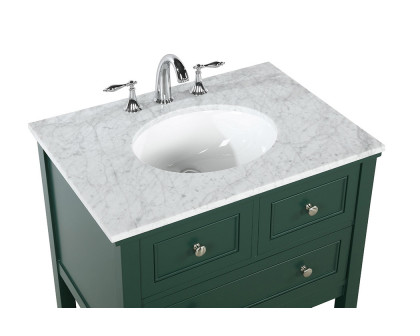 Elegant Bathroom Vanity - Green, L 30" (VF27030GN)