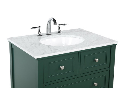 Elegant Bathroom Vanity - Green, L 30" (VF27030GN)