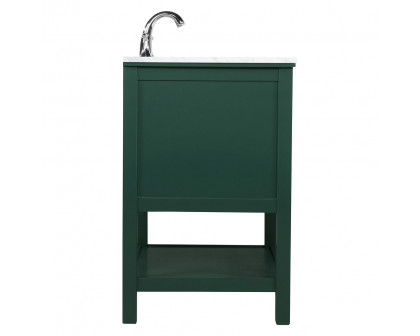 Elegant Bathroom Vanity - Green, L 30" (VF27030GN)