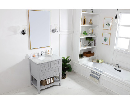 Elegant Bathroom Vanity - Gray, L 30" (VF27030GR)