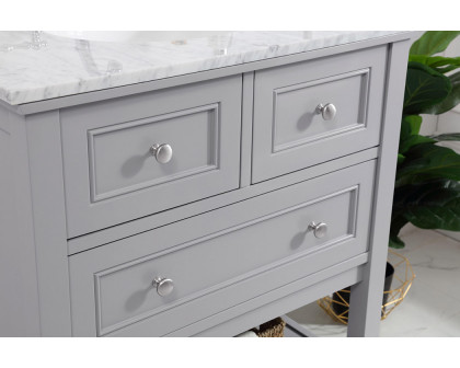 Elegant Bathroom Vanity - Gray, L 30" (VF27030GR)