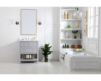 Elegant Bathroom Vanity - Gray, L 30" (VF27030GR)