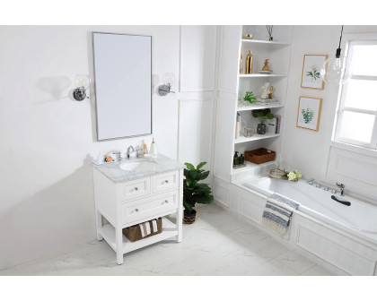 Elegant Bathroom Vanity - White, L 30" (VF27030WH)