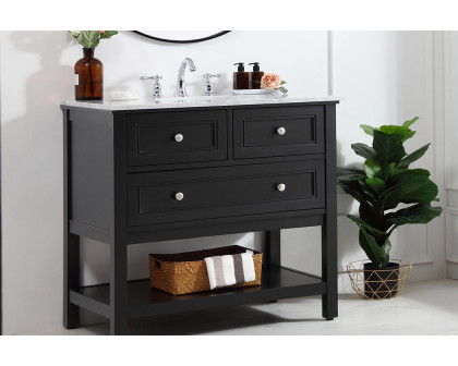 Elegant Bathroom Vanity - Black, L 36" (VF27036BK)