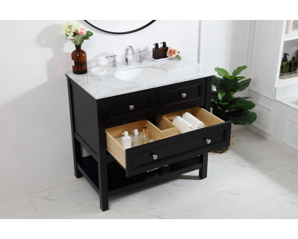 Elegant Bathroom Vanity - Black, L 36" (VF27036BK)