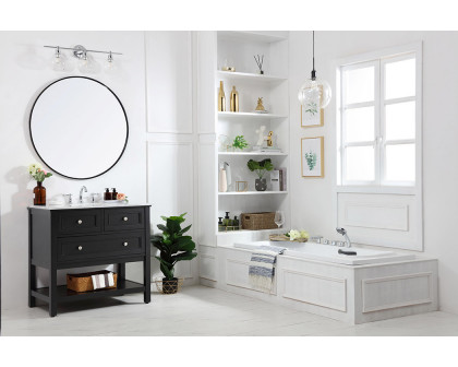 Elegant Bathroom Vanity - Black, L 36" (VF27036BK)