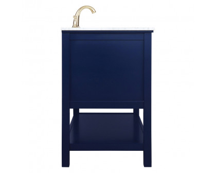 Elegant Bathroom Vanity - Blue, L 36" (VF27036BL)