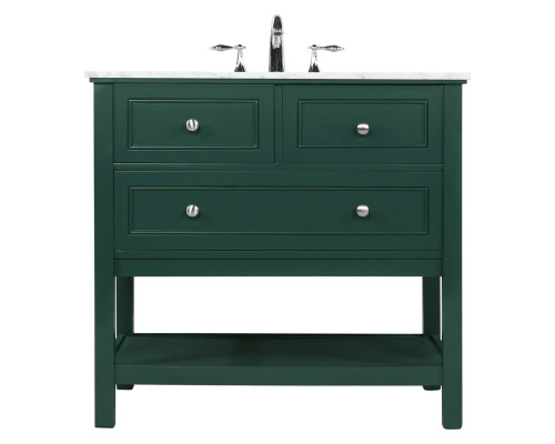 Elegant Bathroom Vanity - Green, L 36" (VF27036GN)