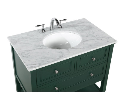 Elegant Bathroom Vanity - Green, L 36" (VF27036GN)