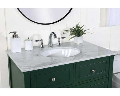 Elegant Bathroom Vanity - Green, L 36" (VF27036GN)