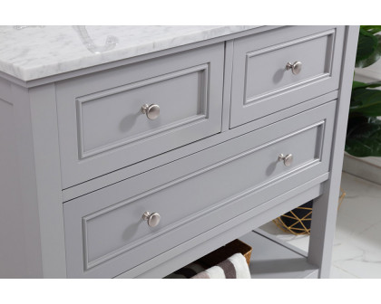 Elegant Bathroom Vanity - Gray, L 36" (VF27036GR)